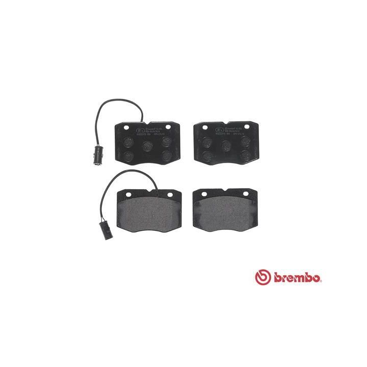 Stabdžių trinkelių rinkinys, diskinis stabdys BREMBO P A6 014