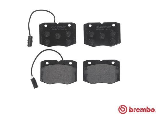 Stabdžių trinkelių rinkinys, diskinis stabdys BREMBO P A6 014