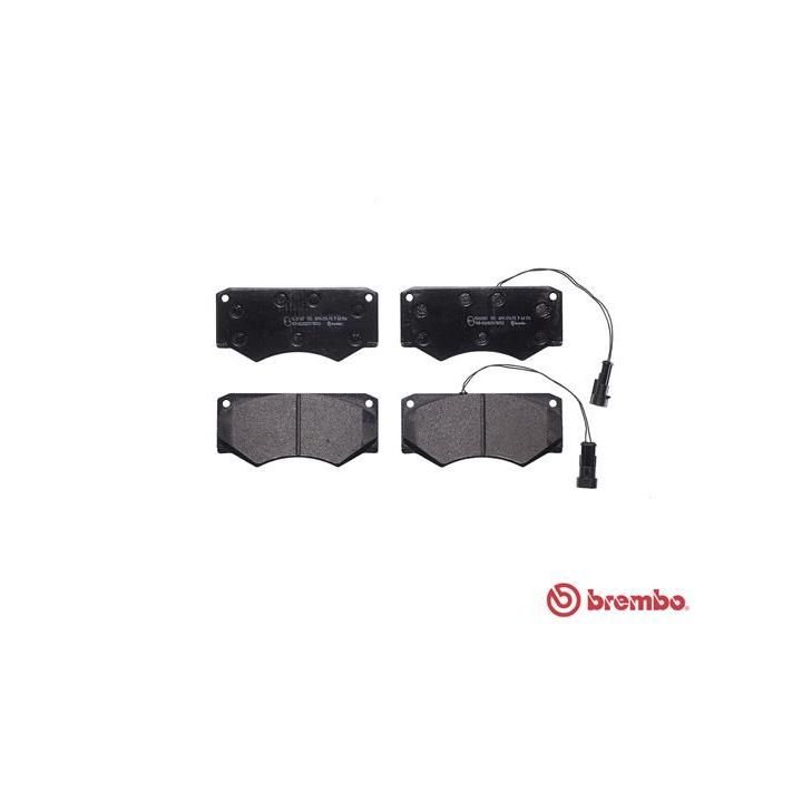 Stabdžių trinkelių rinkinys, diskinis stabdys BREMBO P A6 016