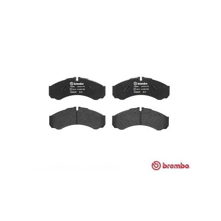 Stabdžių trinkelių rinkinys, diskinis stabdys BREMBO P A6 021