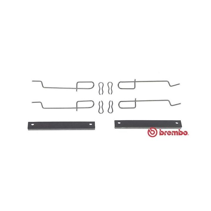 Priedų komplektas, diskinių stabdžių trinkelės BREMBO A 02 218