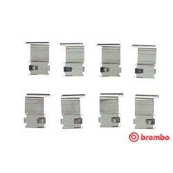 Priedų komplektas, diskinių stabdžių trinkelės BREMBO A 02 242