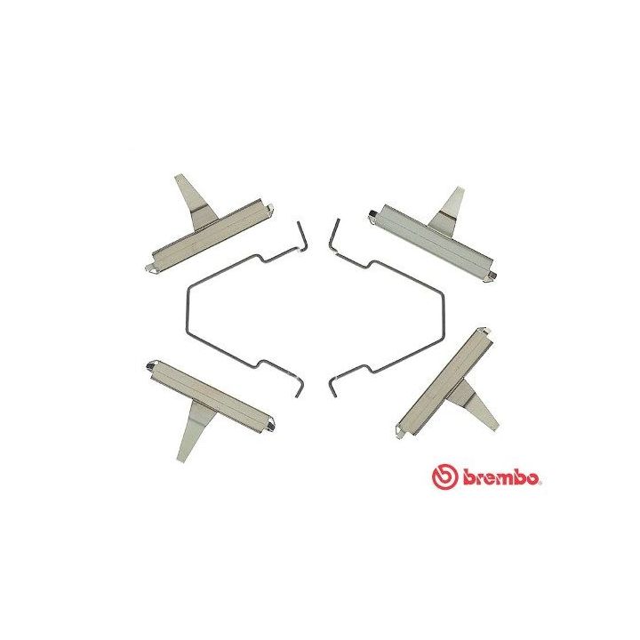Priedų komplektas, diskinių stabdžių trinkelės BREMBO A 02 243