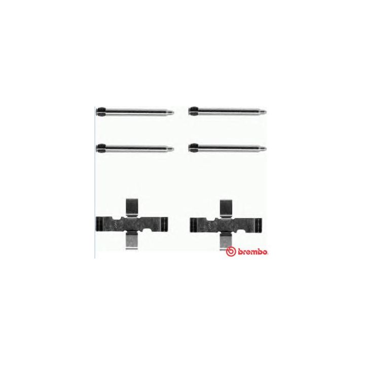 Priedų komplektas, diskinių stabdžių trinkelės BREMBO A 02 248