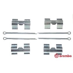 Priedų komplektas, diskinių stabdžių trinkelės BREMBO A 02 257