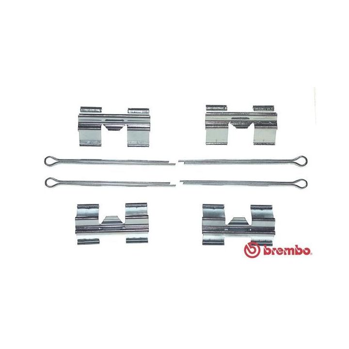 Priedų komplektas, diskinių stabdžių trinkelės BREMBO A 02 257