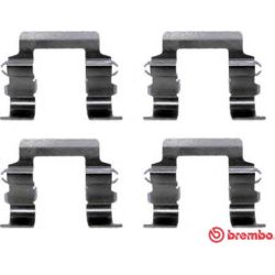 Priedų komplektas, diskinių stabdžių trinkelės BREMBO A 02 262