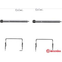 Priedų komplektas, diskinių stabdžių trinkelės BREMBO A 02 302