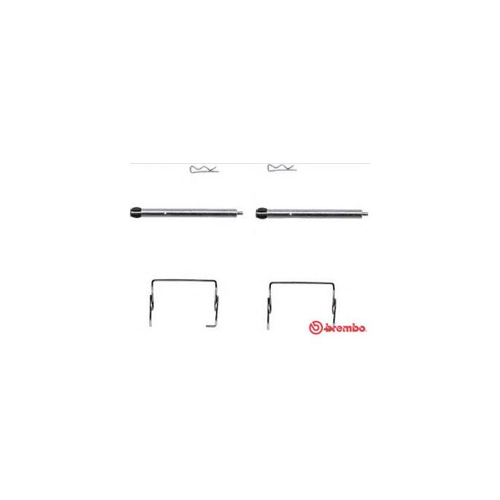 Priedų komplektas, diskinių stabdžių trinkelės BREMBO A 02 302