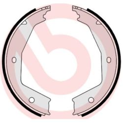 Stabdžių trinkelių komplektas, stovėjimo stabdis BREMBO S 23 554