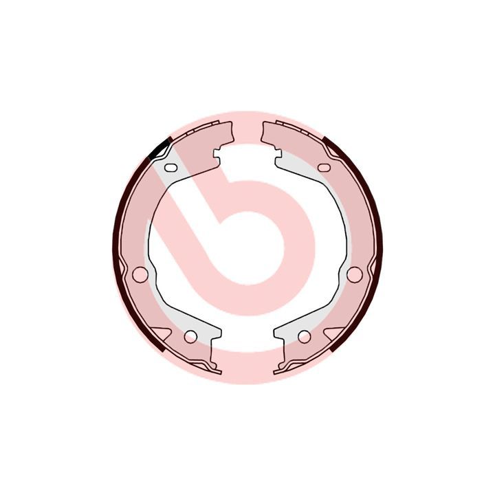 Stabdžių trinkelių komplektas, stovėjimo stabdis BREMBO S 30 530