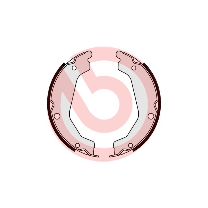 Stabdžių trinkelių komplektas, stovėjimo stabdis BREMBO S 30 531