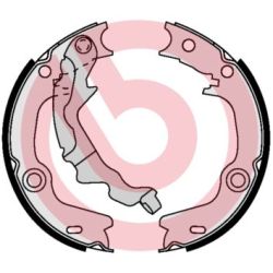 Stabdžių trinkelių komplektas, stovėjimo stabdis BREMBO S 30 532