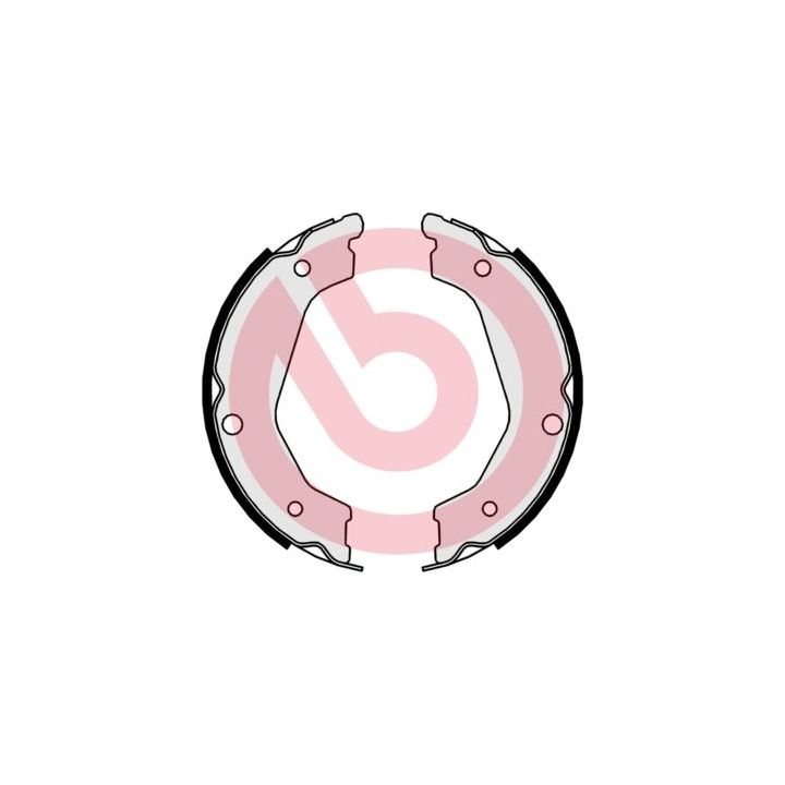 Stabdžių trinkelių komplektas, stovėjimo stabdis BREMBO S 30 534