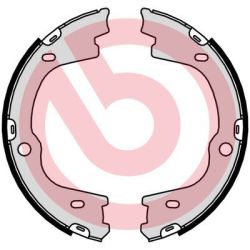 Stabdžių trinkelių komplektas, stovėjimo stabdis BREMBO S 30 544