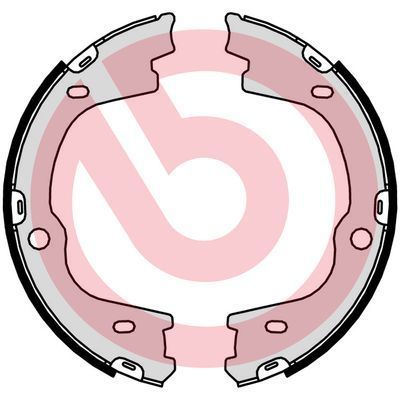 Stabdžių trinkelių komplektas, stovėjimo stabdis BREMBO S 30 544