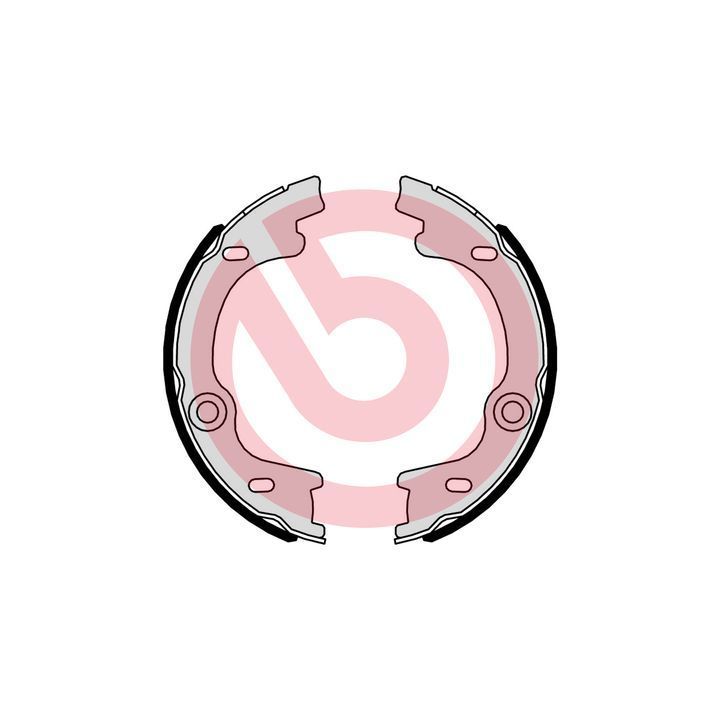 Stabdžių trinkelių komplektas, stovėjimo stabdis BREMBO S 30 545