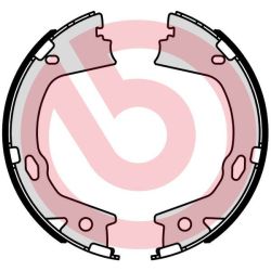 Stabdžių trinkelių komplektas, stovėjimo stabdis BREMBO S 30 546