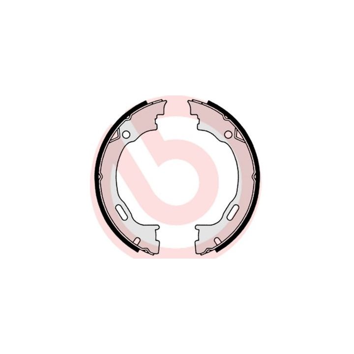 Stabdžių trinkelių komplektas, stovėjimo stabdis BREMBO S 50 516