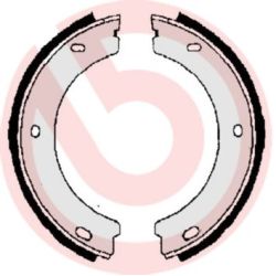 Stabdžių trinkelių komplektas, stovėjimo stabdis BREMBO S 61 518