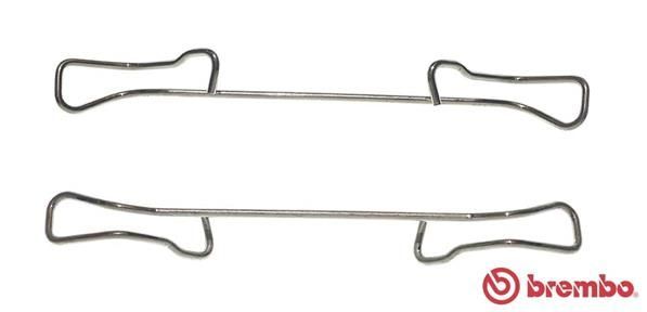 Priedų komplektas, stabdžių apkaba BREMBO A 02 238