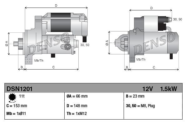 Starteris DENSO DSN1201