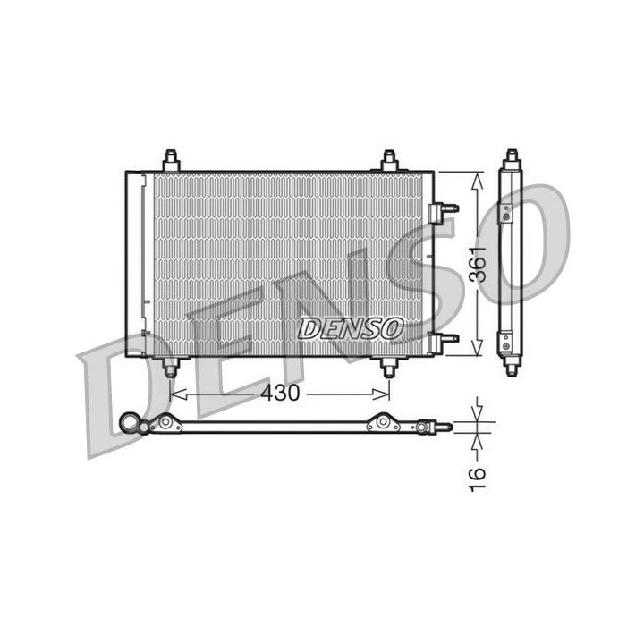 Kondensatorius, oro kondicionierius DENSO DCN07019