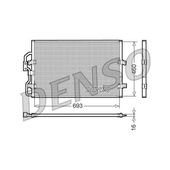 Kondensatorius, oro kondicionierius DENSO DCN07040