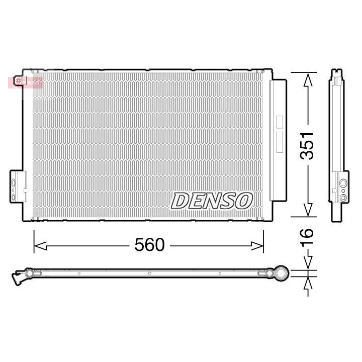 Kondensatorius, oro kondicionierius DENSO DCN09043