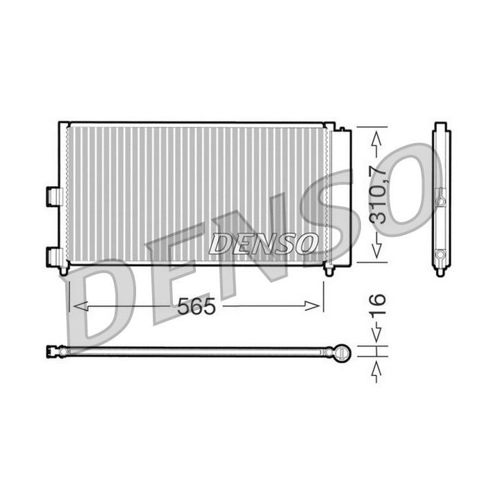 Kondensatorius, oro kondicionierius DENSO DCN09070