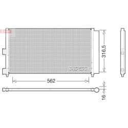 Kondensatorius, oro kondicionierius DENSO DCN09072