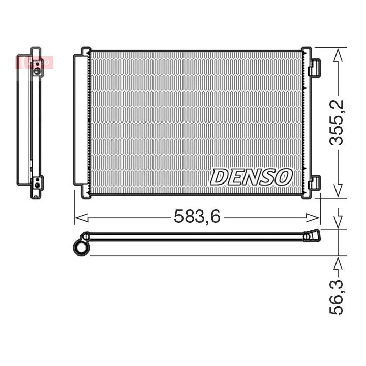 Kondensatorius, oro kondicionierius DENSO DCN09146