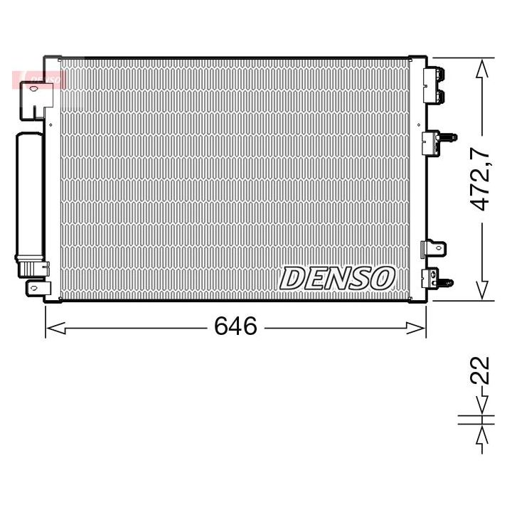 Kondensatorius, oro kondicionierius DENSO DCN13021