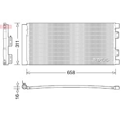 Kondensatorius, oro kondicionierius DENSO DCN14002
