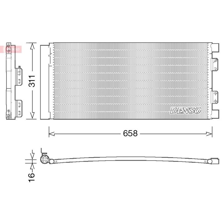 Kondensatorius, oro kondicionierius DENSO DCN14002