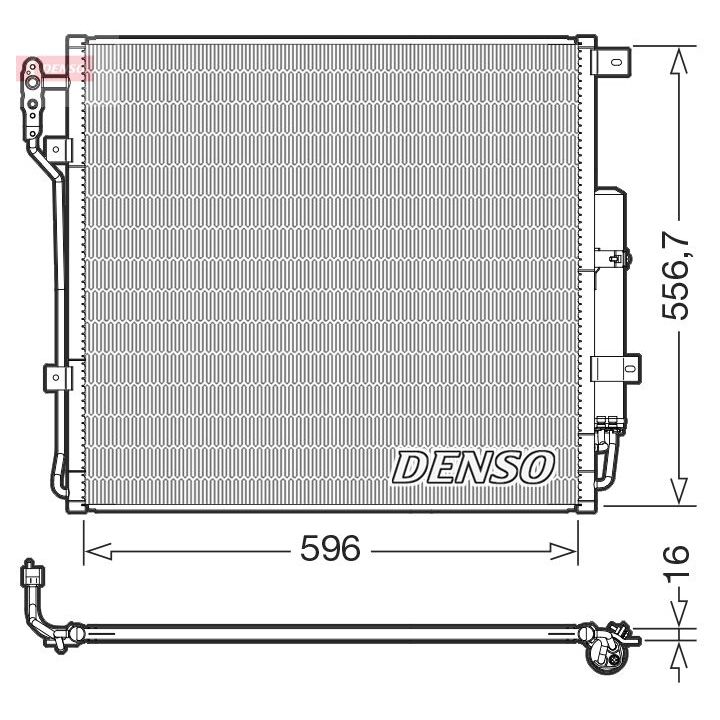 Kondensatorius, oro kondicionierius DENSO DCN14004