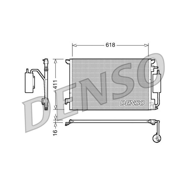 Kondensatorius, oro kondicionierius DENSO DCN20028