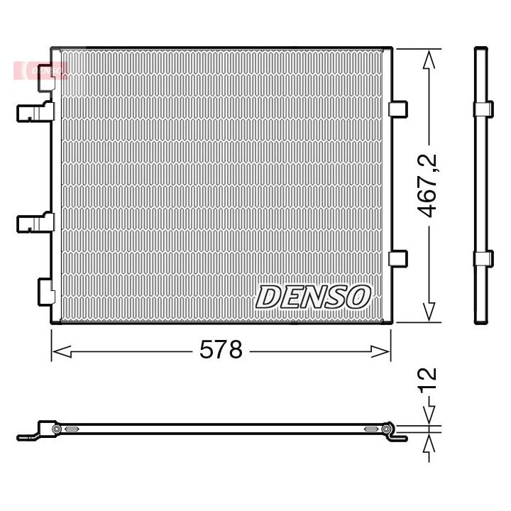 Kondensatorius, oro kondicionierius DENSO DCN20042