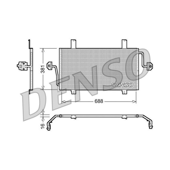 Kondensatorius, oro kondicionierius DENSO DCN23016