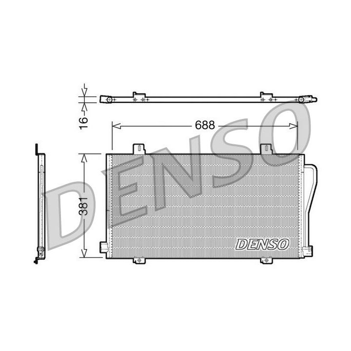 Kondensatorius, oro kondicionierius DENSO DCN23017
