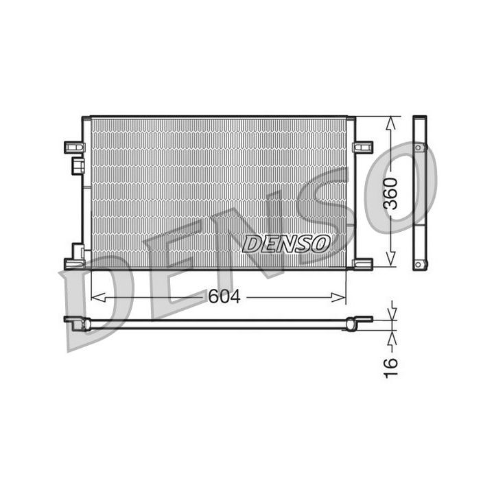 Kondensatorius, oro kondicionierius DENSO DCN23019