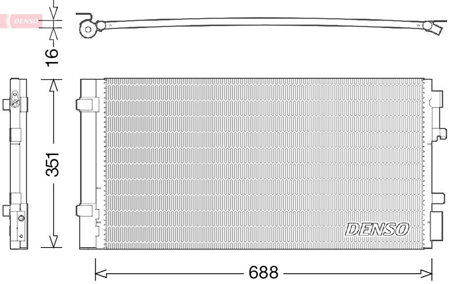 Kondensatorius, oro kondicionierius DENSO DCN23034