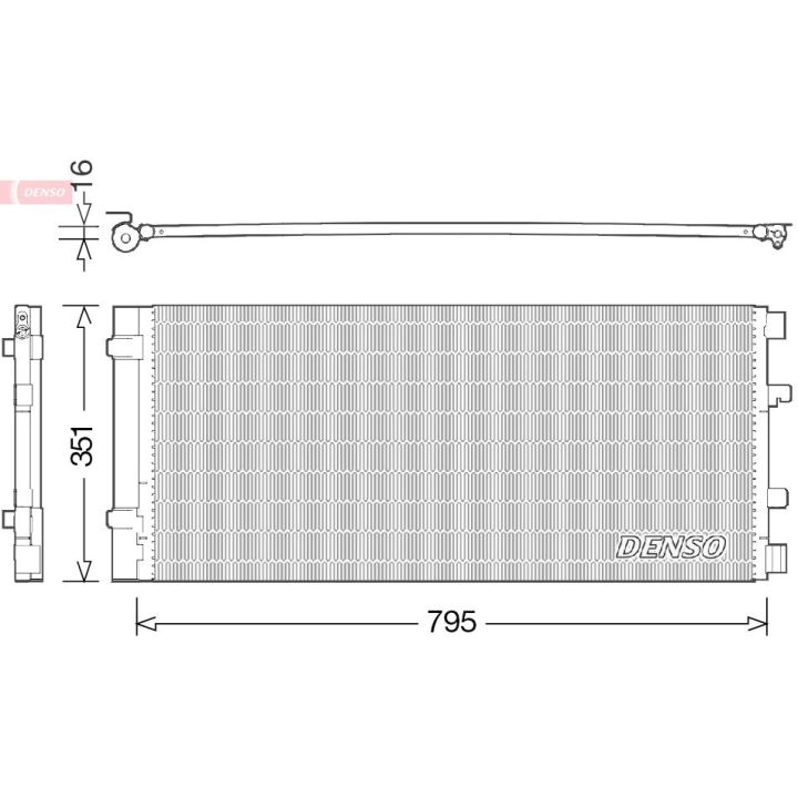 Kondensatorius, oro kondicionierius DENSO DCN23037