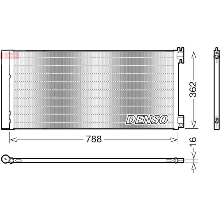 Kondensatorius, oro kondicionierius DENSO DCN23042