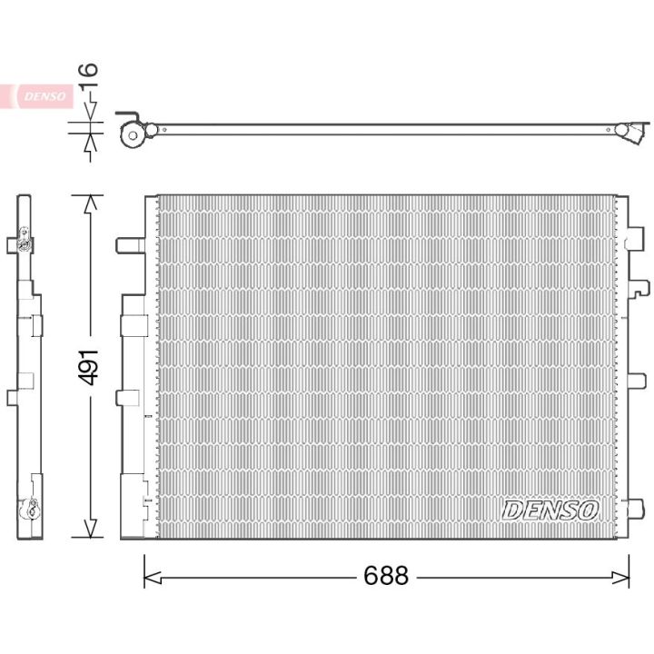 Kondensatorius, oro kondicionierius DENSO DCN23050