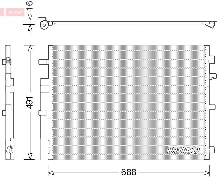 Kondensatorius, oro kondicionierius DENSO DCN23050