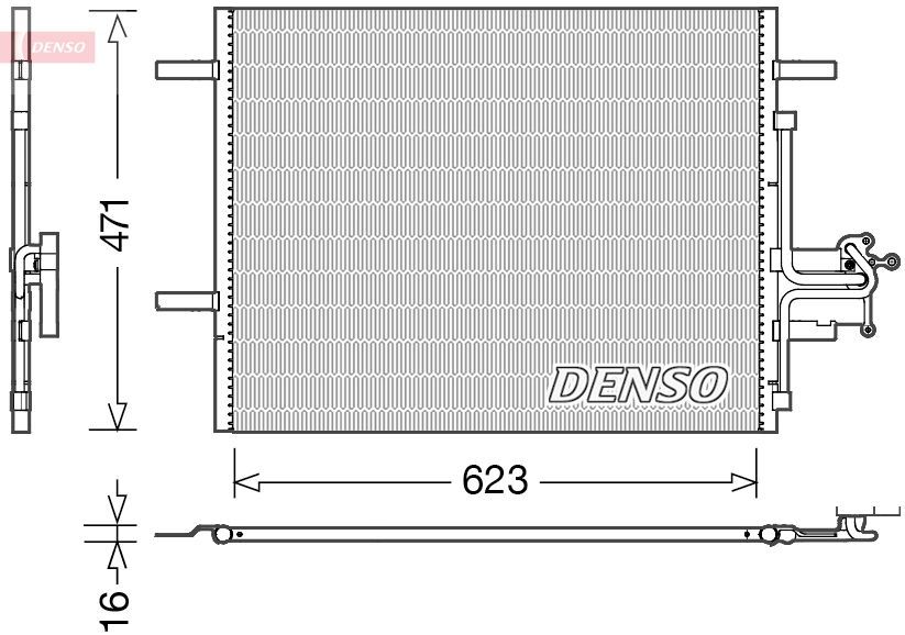 Kondensatorius, oro kondicionierius DENSO DCN33010
