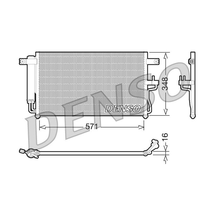 Kondensatorius, oro kondicionierius DENSO DCN41001