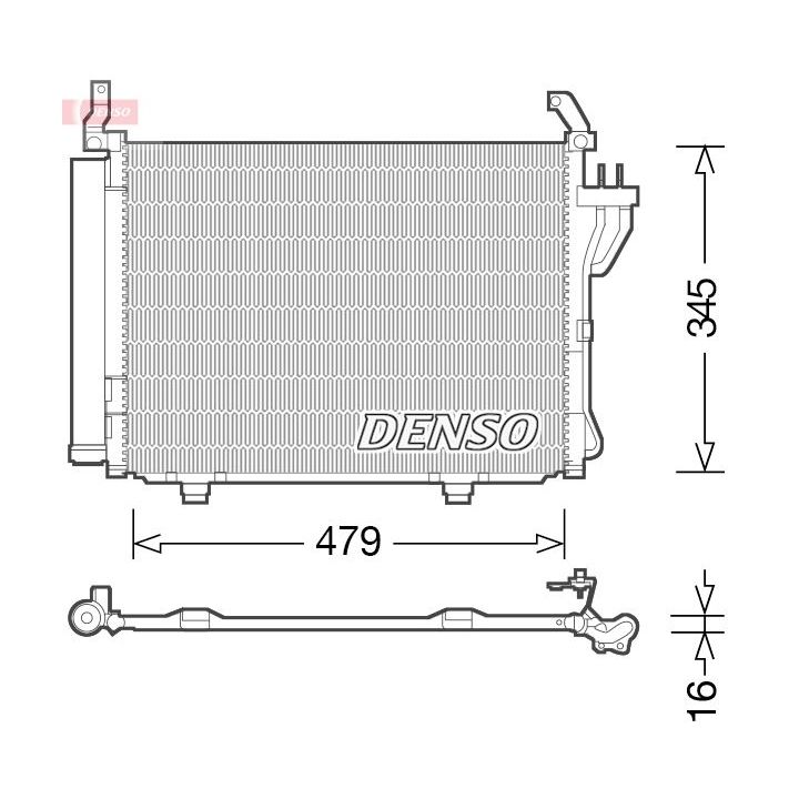 Kondensatorius, oro kondicionierius DENSO DCN41002