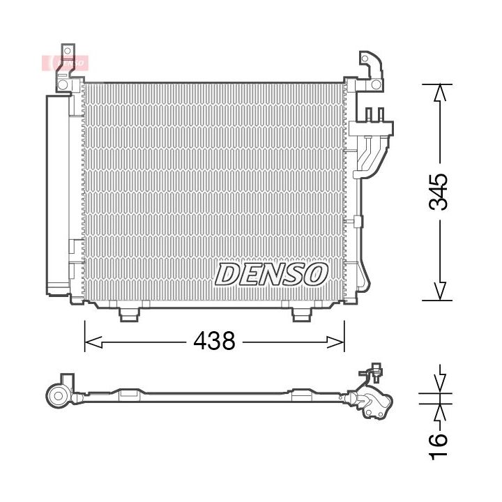 Kondensatorius, oro kondicionierius DENSO DCN41003